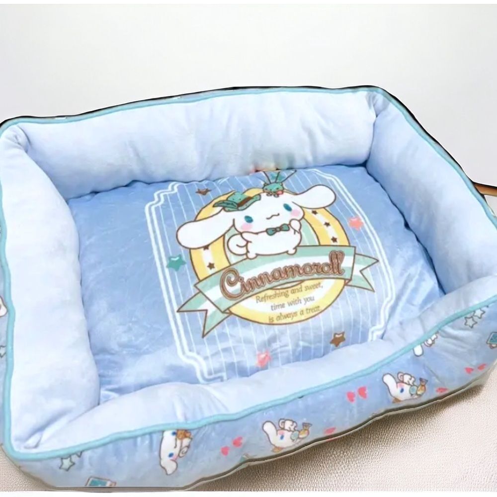 Sanrio Hello Kitty and Friends Cinnamaroll Super Soft Non-Slip Pet Bed Dogs Cats